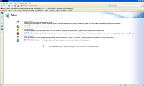 LogMeIn - Change Reboot Settings using CSRF