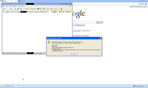 Chrome File Downloader Exploit - Steal Local Files with help from IE6