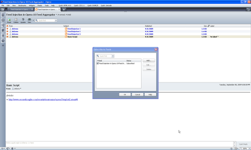 Automatic Feed Registration without User Consent