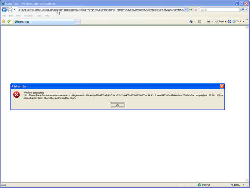 Url Obfuscation with Internet Explorer
